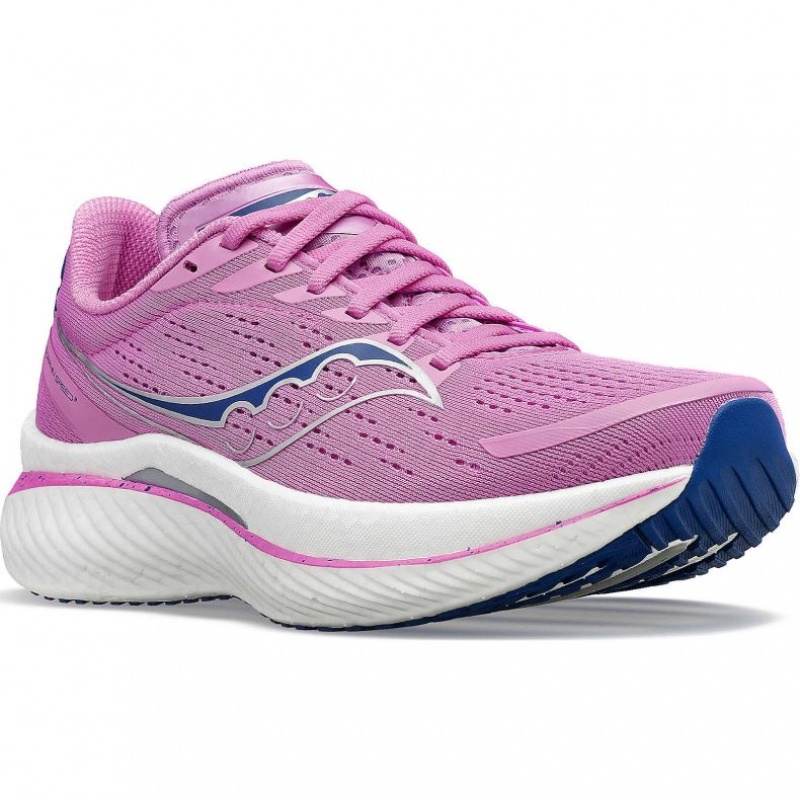 Purple Women's Saucony Endorphin Speed 3 Running Shoes | AUSTRALIA-DMQEL