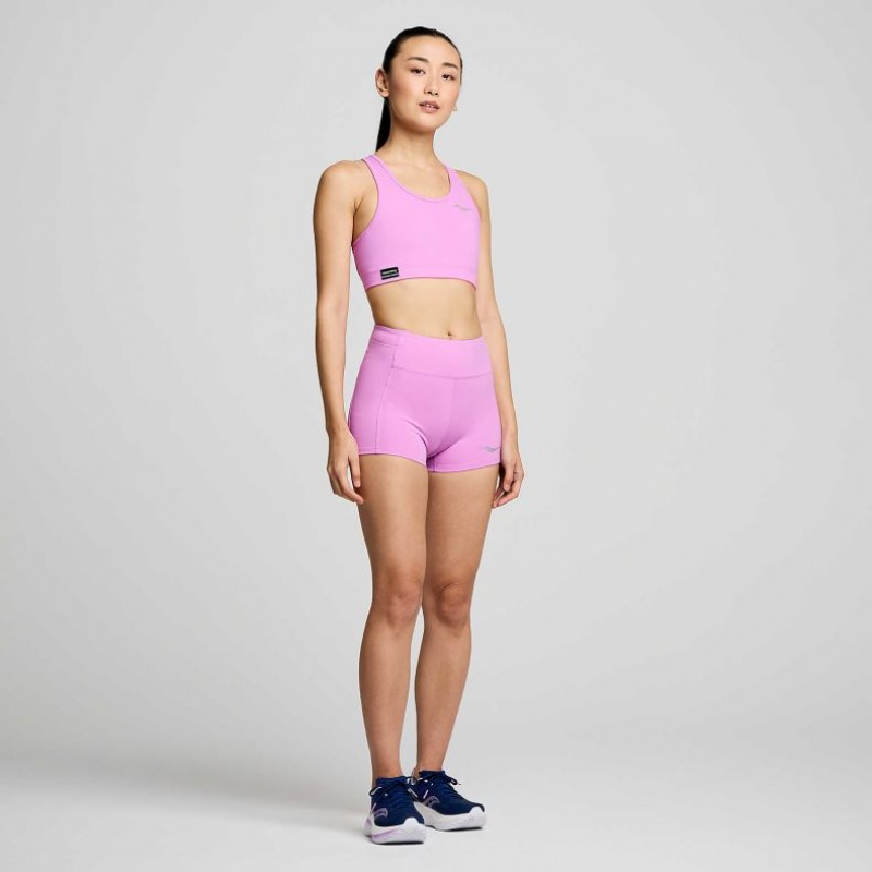 Purple Women's Saucony Fortify Bra | AUSTRALIA-ZRCBN