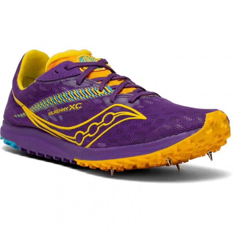 Purple Women's Saucony Kilkenny XC9 Spikes | AUS-XPEWG