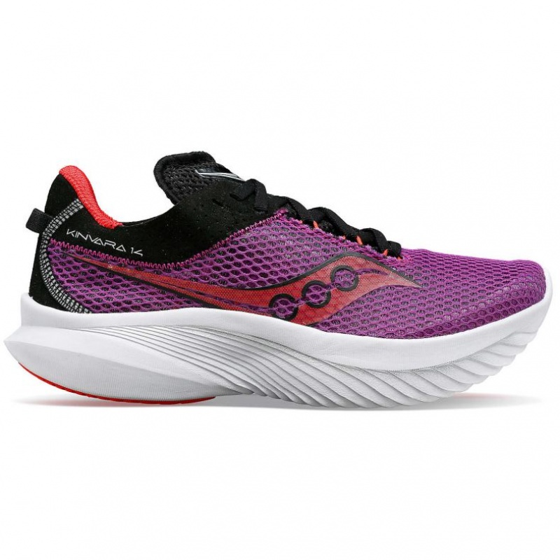 Purple Women\'s Saucony Kinvara 14 Running Shoes | AUS-EFYOL