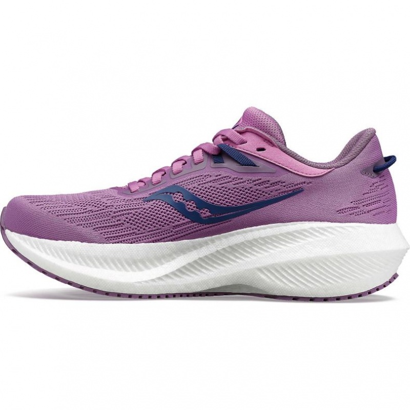 Purple Women's Saucony Triumph 21 Running Shoes | AUS-HYDOZ