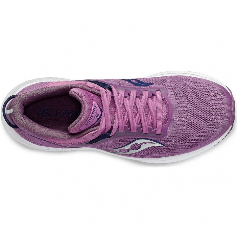 Purple Women's Saucony Triumph 21 Running Shoes | AUS-HYDOZ