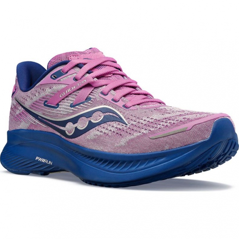 Purple / Indigo Women's Saucony Guide 16 Running Shoes | AUS-QXKHJ