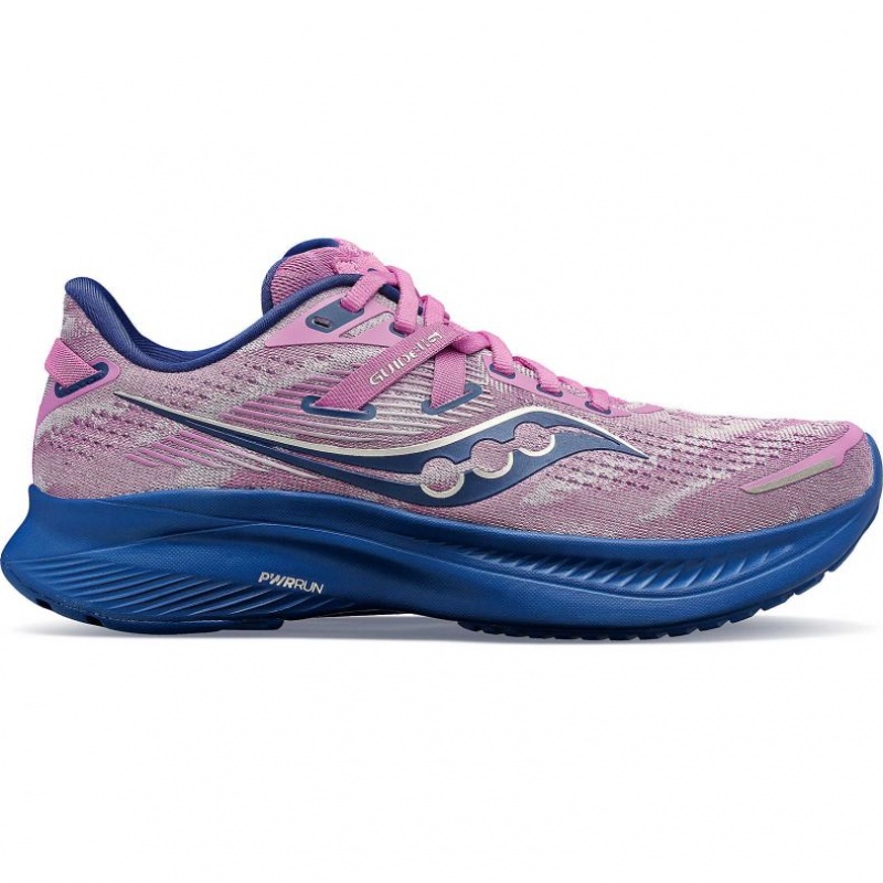 Purple / Indigo Women\'s Saucony Guide 16 Running Shoes | AUS-QXKHJ