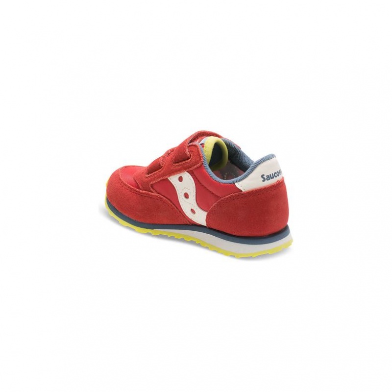 Red Big Kids' Saucony Jazz Hook & Loop Sneaker | AUSTRALIA-CWRKP