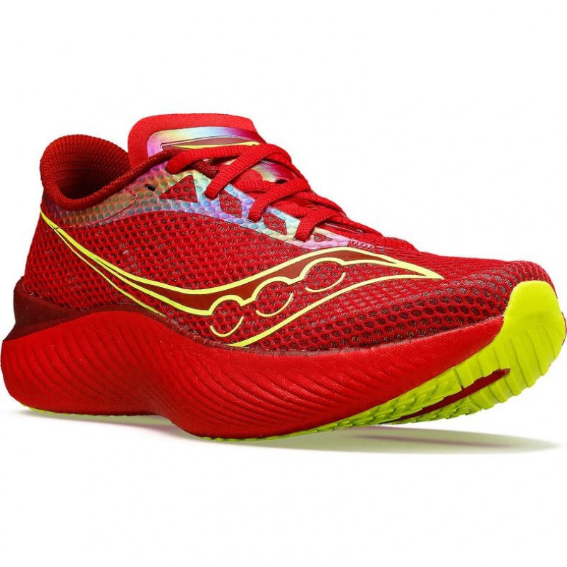 Red Men's Saucony Endorphin Pro 3 Running Shoes | AUS-QOVSA