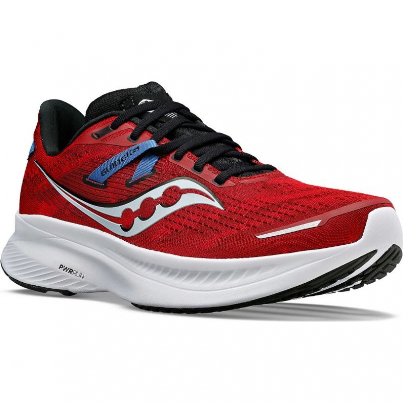 Red Men's Saucony Guide 16 Running Shoes | AUSTRALIA-BKRJC