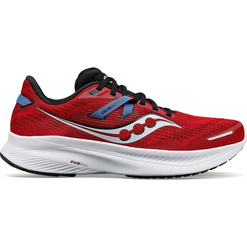 Red Men\'s Saucony Guide 16 Running Shoes | AUSTRALIA-BKRJC