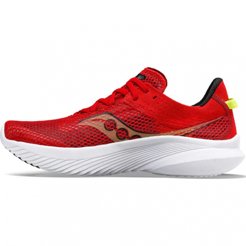 Red Men's Saucony Kinvara 14 Running Shoes | AUS-GVCFJ