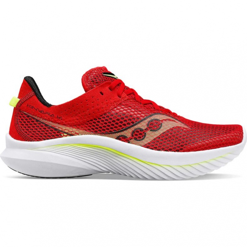 Red Men\'s Saucony Kinvara 14 Running Shoes | AUS-GVCFJ