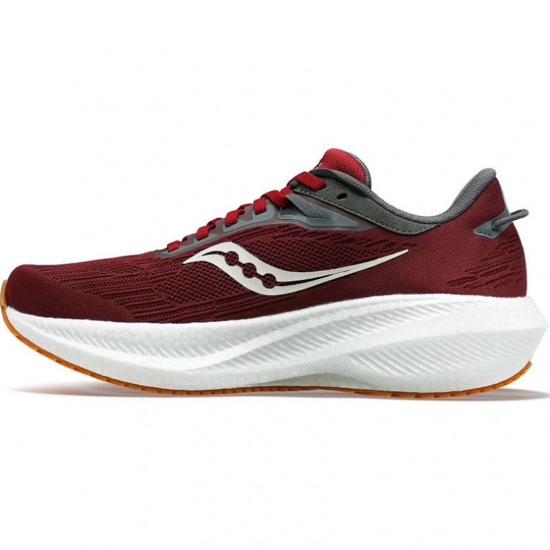 Red Men's Saucony Triumph 21 Running Shoes | AUS-JBZLK