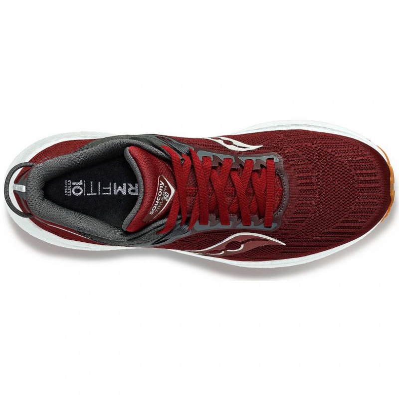 Red Men's Saucony Triumph 21 Running Shoes | AUS-JBZLK