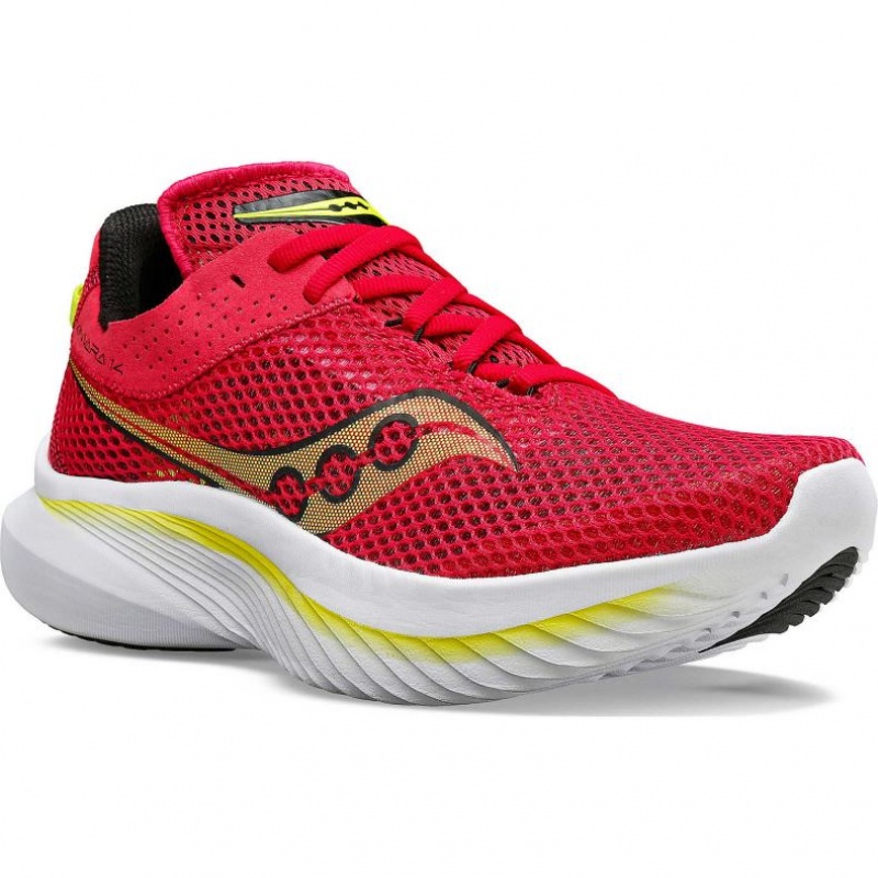 Red Women's Saucony Kinvara 14 Running Shoes | AUS-TPBGL