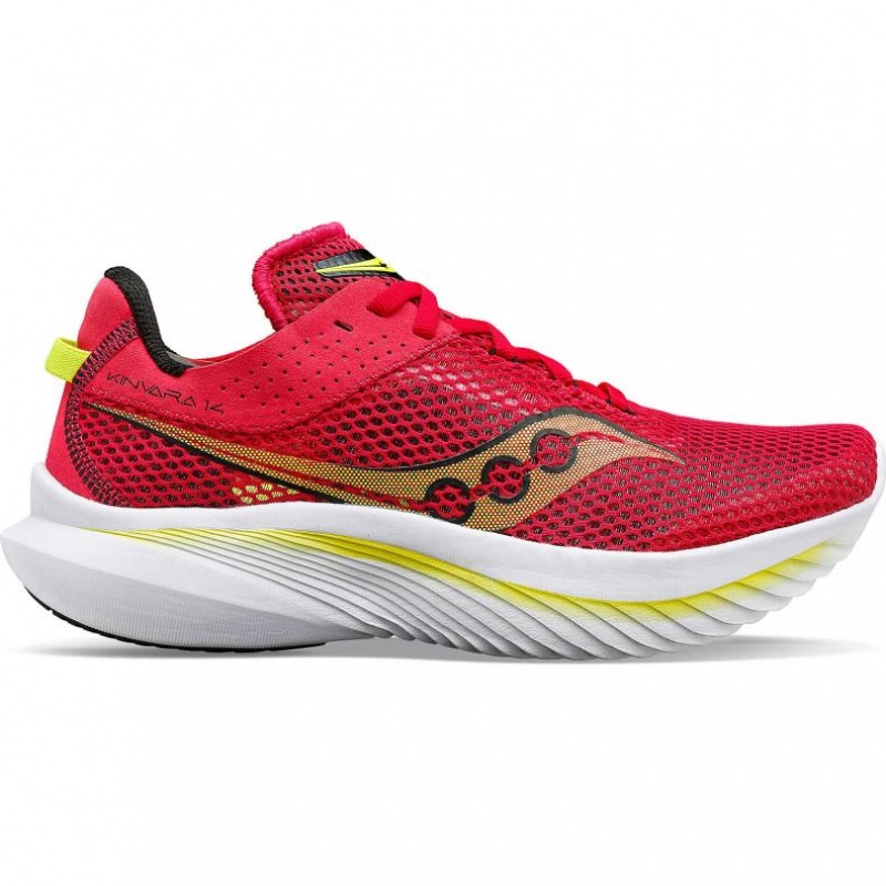 Red Women\'s Saucony Kinvara 14 Running Shoes | AUS-TPBGL