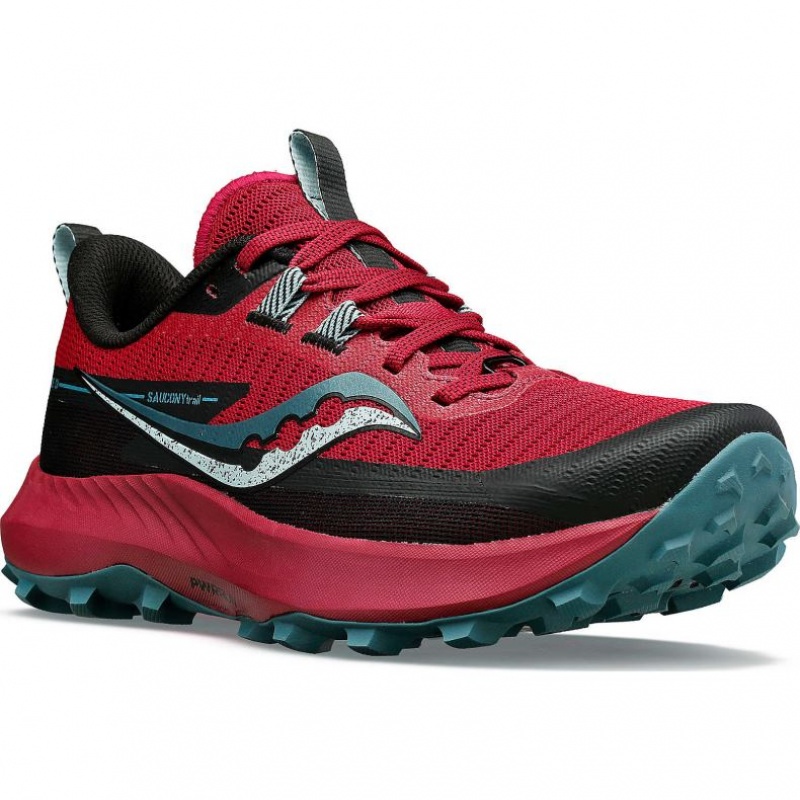 Red Women's Saucony Peregrine 13 Trail Running Shoes | AUS-RKLAI