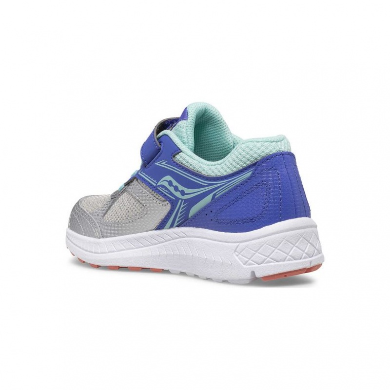 Silver Big Kids' Saucony Cohesion 14 A/C Sneaker | AUS-WTQIF