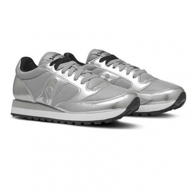 Silver Women's Saucony Jazz Original Trainer | AUSTRALIA-LYRMX