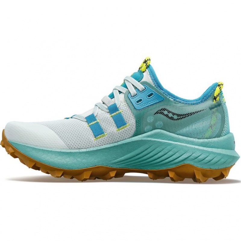 Turquoise Women's Saucony Endorphin Rift Trail Running Shoes | AUS-FZWHI