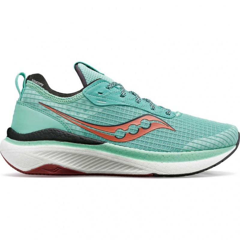 Turquoise Women\'s Saucony Freedom Crossport Running Shoes | AUS-ZCDXB