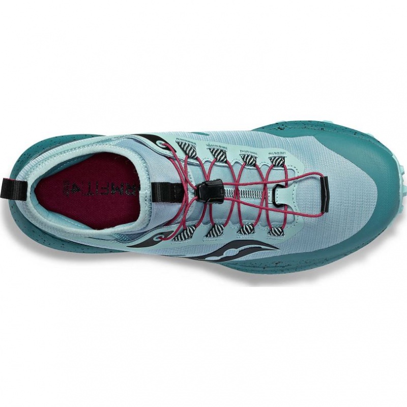 Turquoise Women's Saucony Peregrine 13 ST Trail Running Shoes | AUSTRALIA-KEGJM