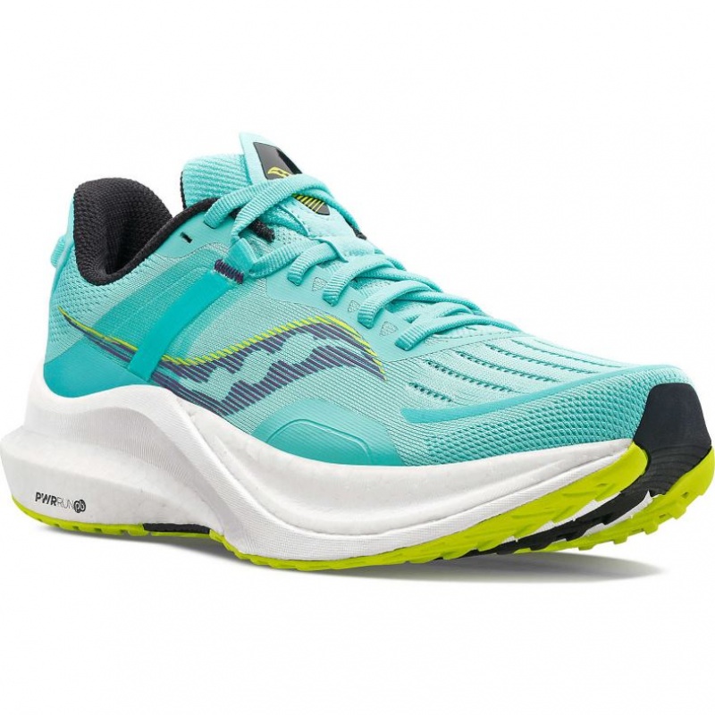 Turquoise Women's Saucony Tempus Running Shoes | AUSTRALIA-ICHZP