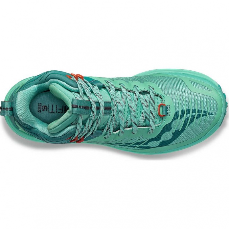 Turquoise Women's Saucony Ultra Ridge GTX Trail Running Shoes | AUSTRALIA-LJOES