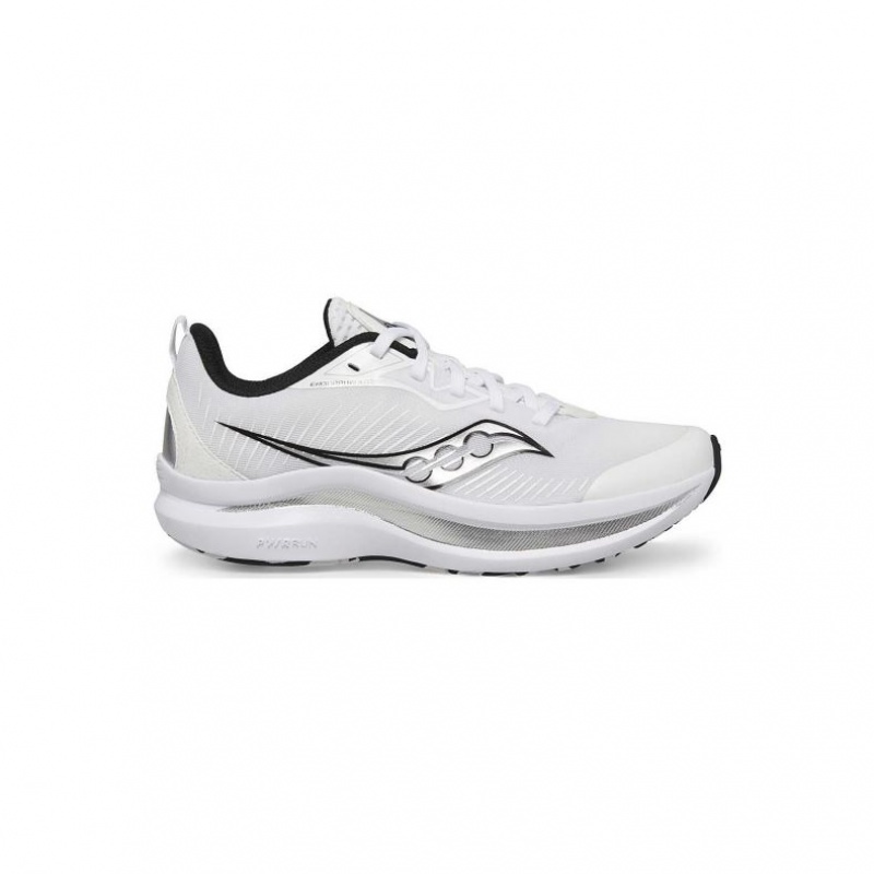 White Big Kids\' Saucony Endorphin KDZ Sneaker | AUSTRALIA-FJHYO