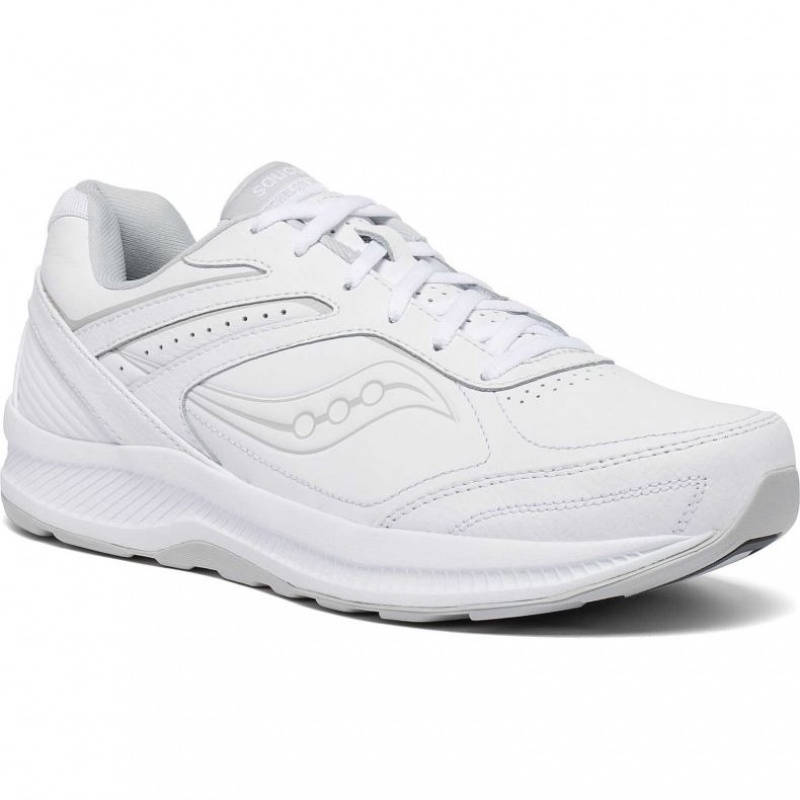 White Men's Saucony Echelon Walker 3 Extra Wide Running Shoes | AUS-VBEMA