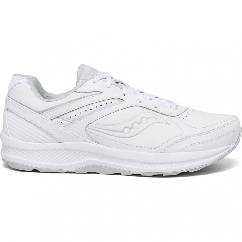 White Men\'s Saucony Echelon Walker 3 Extra Wide Running Shoes | AUS-VBEMA