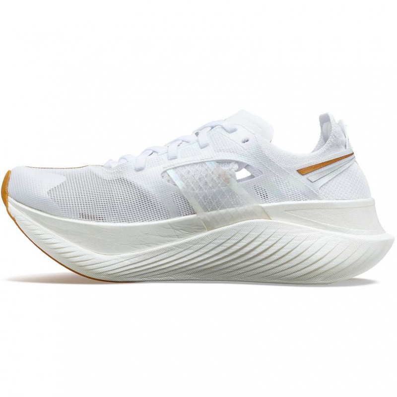 White Men's Saucony Endorphin Elite Running Shoes | AUS-MZBSG