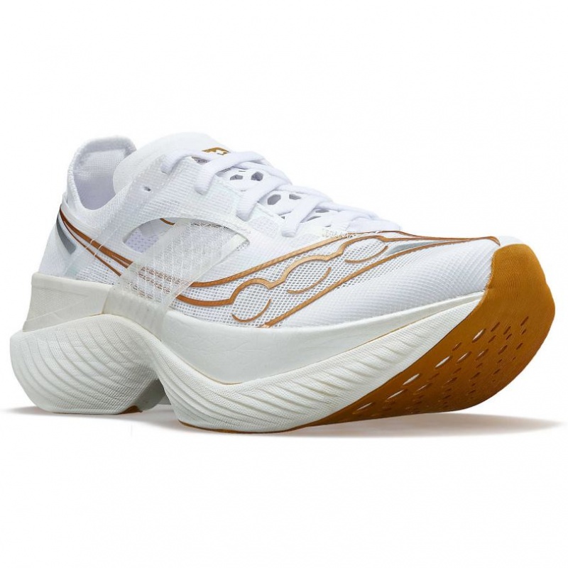 White Men's Saucony Endorphin Elite Running Shoes | AUS-MZBSG