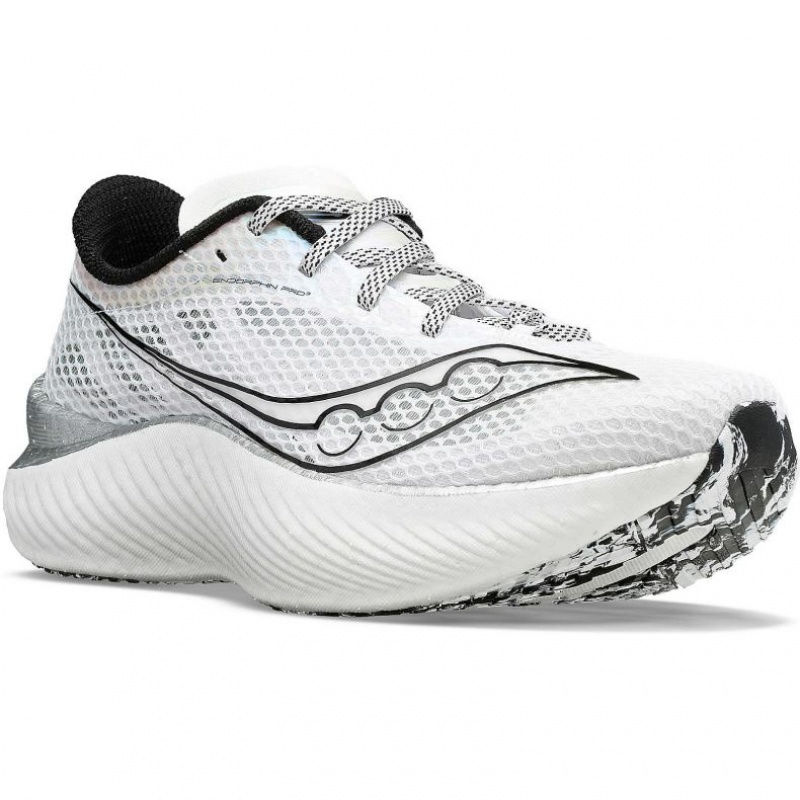 White Men's Saucony Endorphin Pro 3 Running Shoes | AUSTRALIA-EZDAO