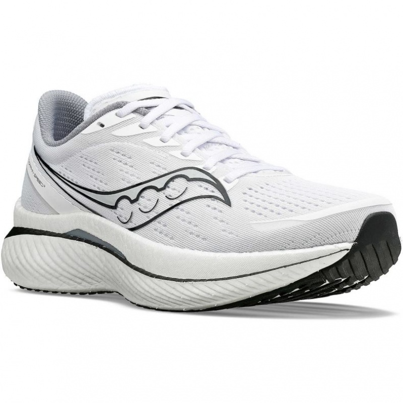 White Men's Saucony Endorphin Speed 3 Running Shoes | AUSTRALIA-KHBPR