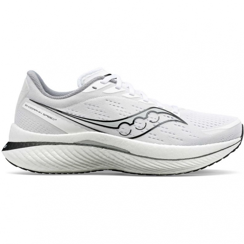 White Men\'s Saucony Endorphin Speed 3 Running Shoes | AUSTRALIA-KHBPR