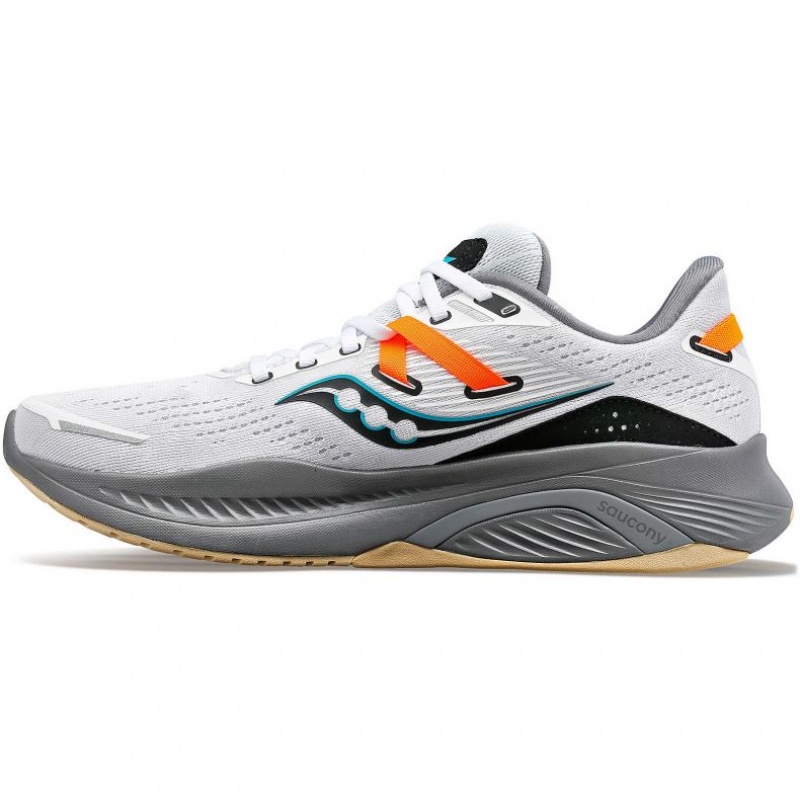 White Men's Saucony Guide 16 Running Shoes | AUSTRALIA-RGDBW