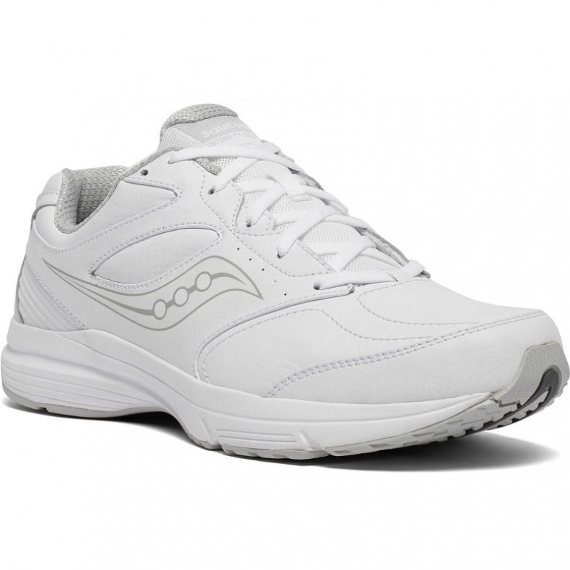 White Men's Saucony Integrity Walker 3 Wide Running Shoes | AUS-EQKFJ