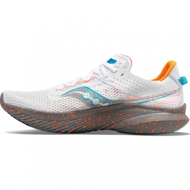 White Men's Saucony Kinvara 14 Running Shoes | AUSTRALIA-RWNKT