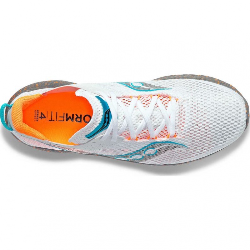 White Men's Saucony Kinvara 14 Running Shoes | AUSTRALIA-RWNKT