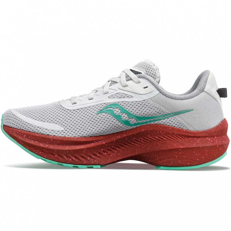 White Women's Saucony Axon 3 Running Shoes | AUS-GVZJP