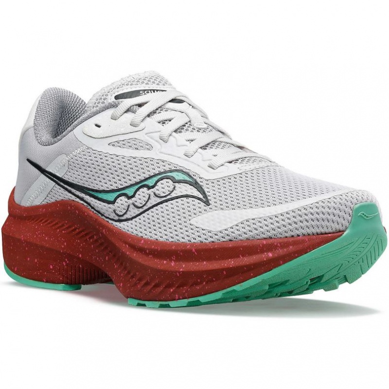 White Women's Saucony Axon 3 Running Shoes | AUS-GVZJP