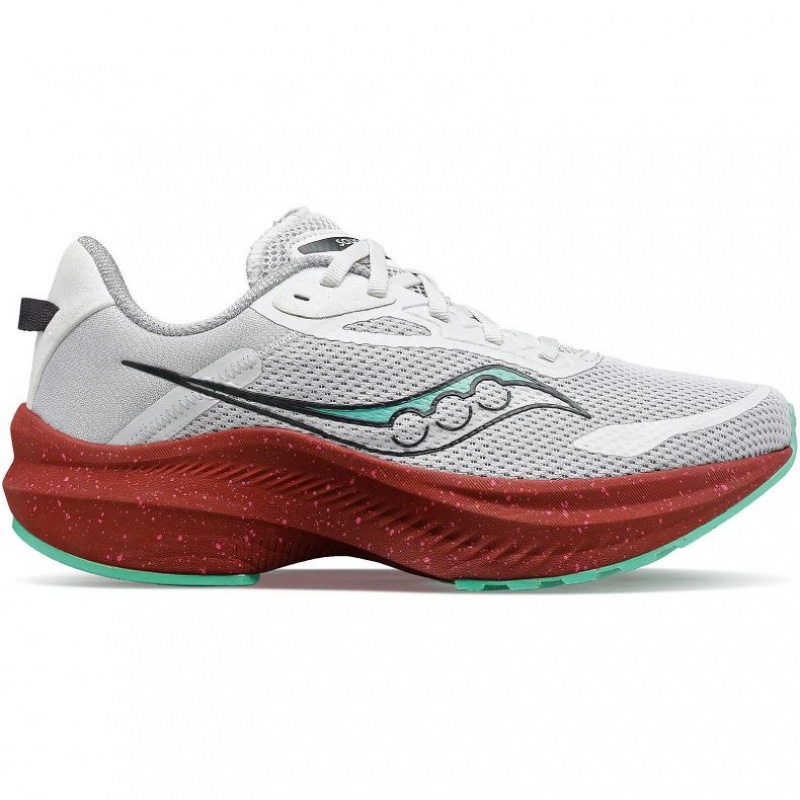 White Women\'s Saucony Axon 3 Running Shoes | AUS-GVZJP