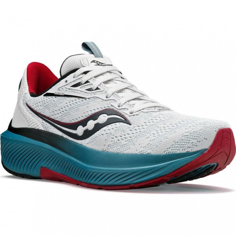 White Women's Saucony Echelon 9 Running Shoes | AUSTRALIA-RLFGI