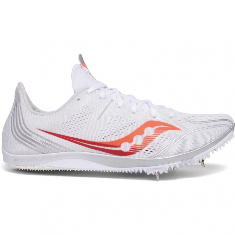 White Women\'s Saucony Endorphin 3 Spikes | AUS-ITBUP