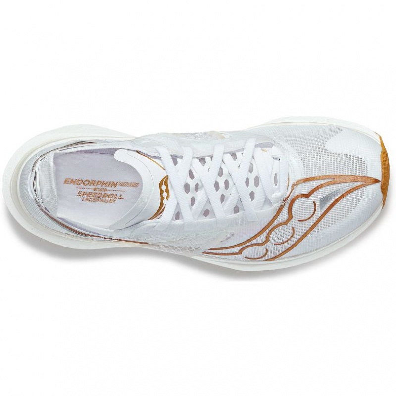 White Women's Saucony Endorphin Elite Running Shoes | AUSTRALIA-VKOSW