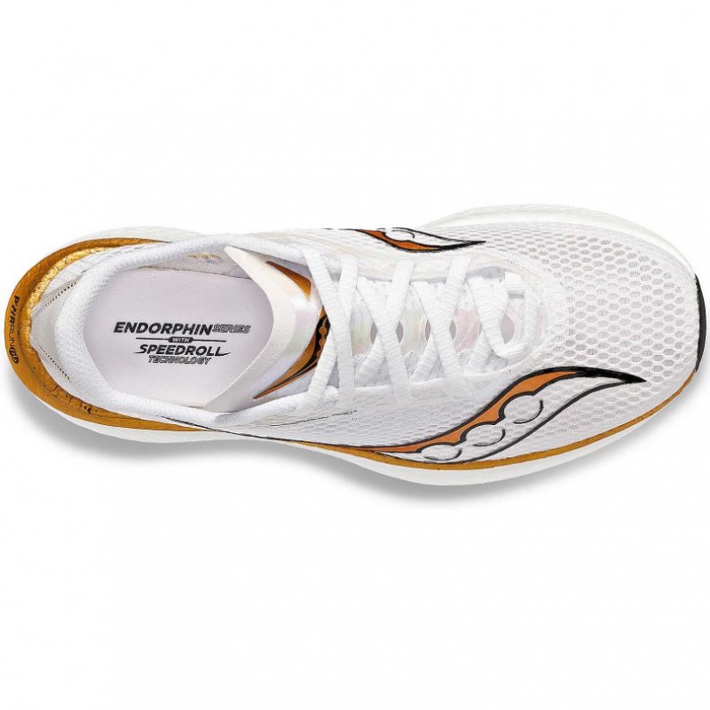 White Women's Saucony Endorphin Pro 3 Running Shoes | AUS-VNPIA