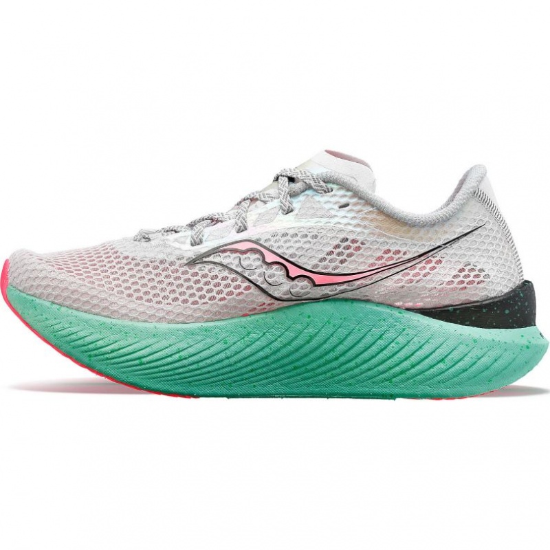 White Women's Saucony Endorphin Pro 3 Running Shoes | AUSTRALIA-JIESQ