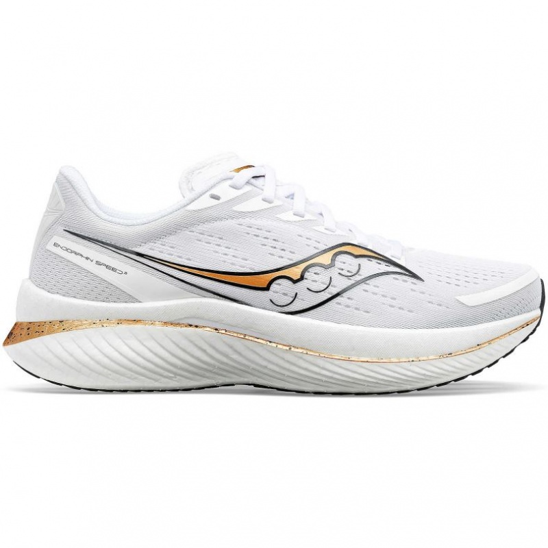 White Women\'s Saucony Endorphin Speed 3 Running Shoes | AUS-USDVC