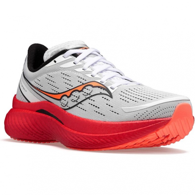 White Women's Saucony Endorphin Speed 3 Running Shoes | AUSTRALIA-WLDTC