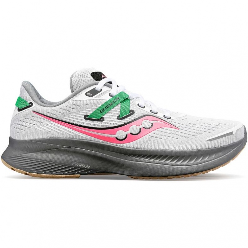 White Women\'s Saucony Guide 16 Running Shoes | AUS-JTYIK