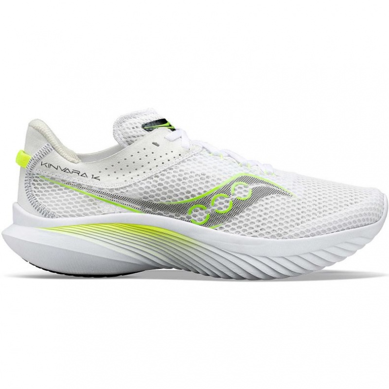 White Women\'s Saucony Kinvara 14 Running Shoes | AUS-VTRCJ